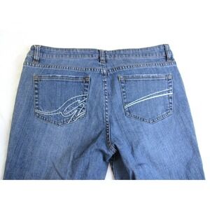 Garage Denim Jeans Mid-Rise Crop Capri Women's Size 32